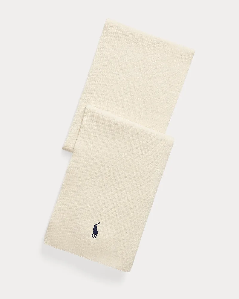 Ralph Lauren Gerippter Baumwollschal Tan