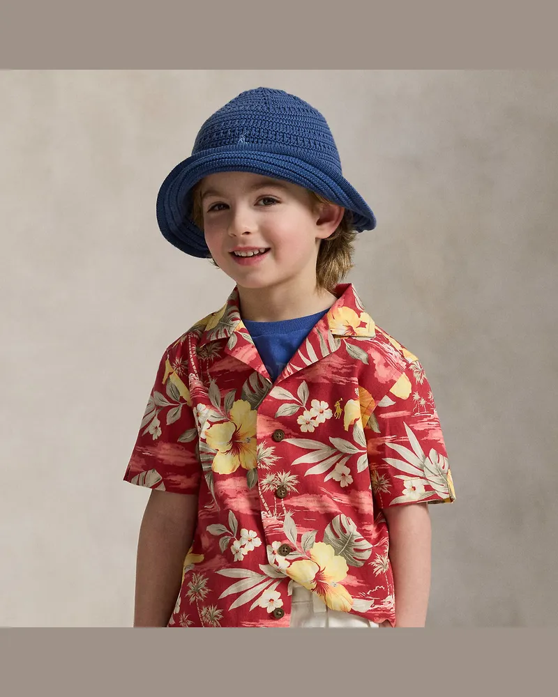 Ralph Lauren Kurzarmhemd mit tropischem Blumenmuster Multi