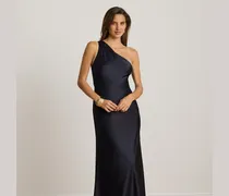 Einschultriges Abendkleid aus Charmeuse