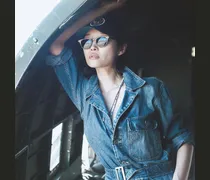 Indigoblauer Denim-Overall