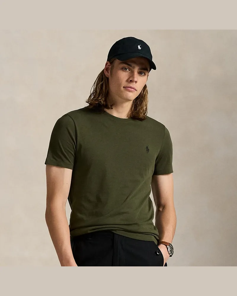 Ralph Lauren Custom-Slim-Fit Jersey-T-Shirt Green