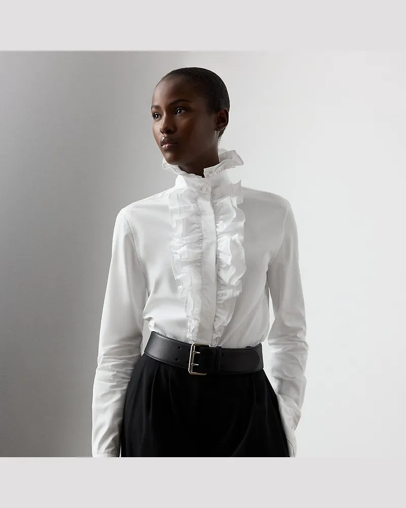 Ralph Lauren Hemd Dolley aus merzerisierter Baumwolle White