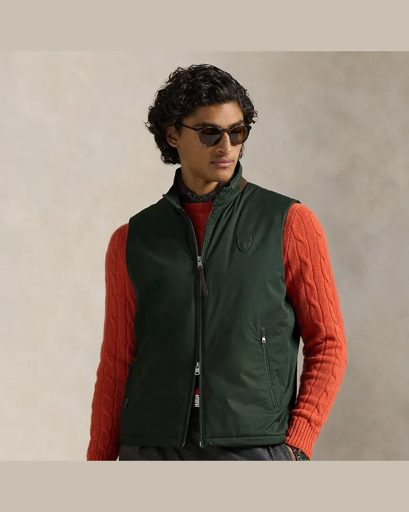 Ralph Lauren Weste Abottson aus Gabardine Green