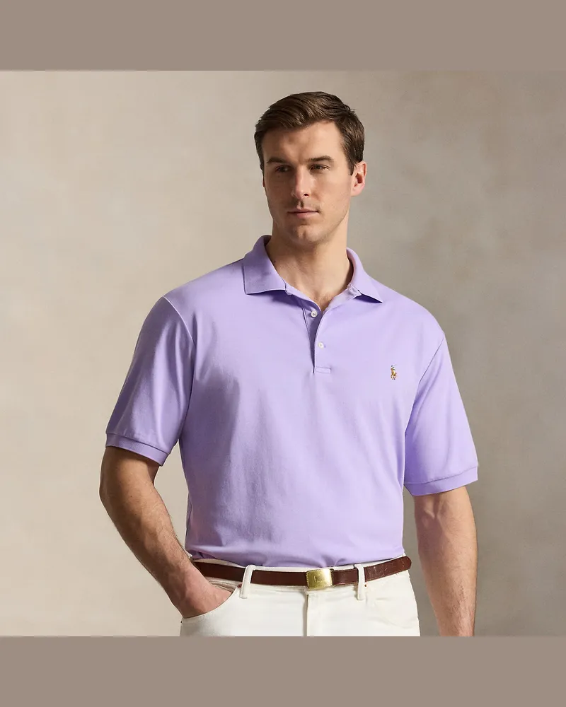 Ralph Lauren Große Größen - Poloshirt aus weicher Baumwolle Purple