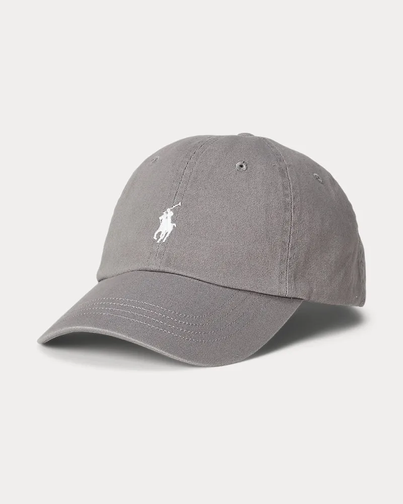 Ralph Lauren Baseballkappe aus Baumwollchino Grey