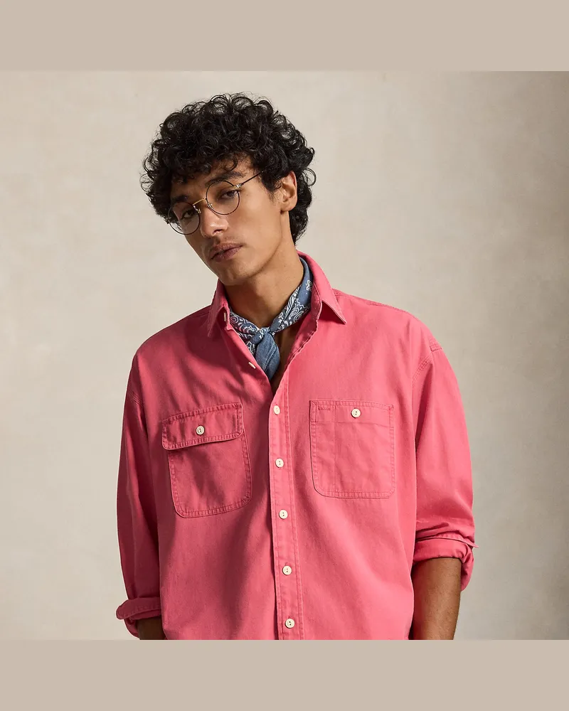 Ralph Lauren Das Big-Fit Arbeitshemd Red