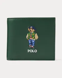 Ralph Lauren Lederbrieftasche mit Polo Bear Multi