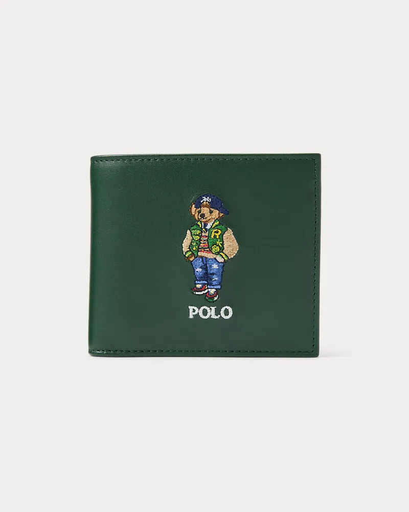 Ralph Lauren Lederbrieftasche mit Polo Bear Multi