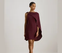 Cape-Cocktailkleid aus Georgette