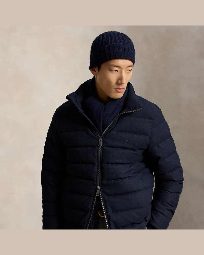 Ralph Lauren Die Fischgrat-Daunenjacke Colden Blue