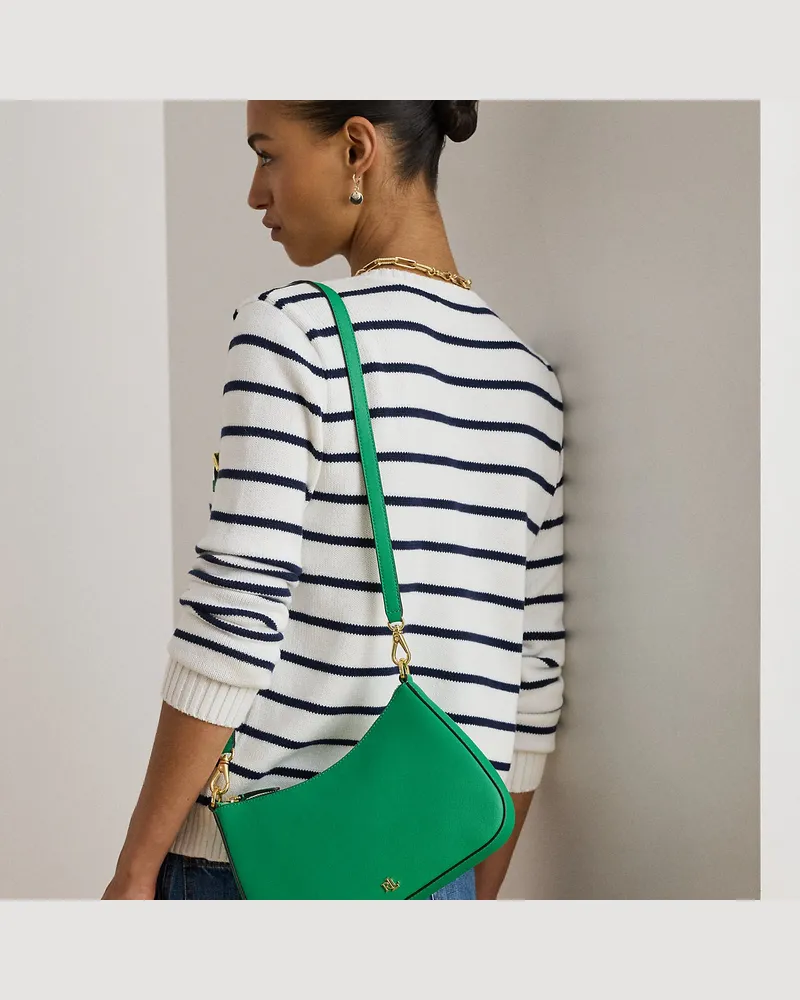 Ralph Lauren Mittelgroße Ledertasche Danni Green