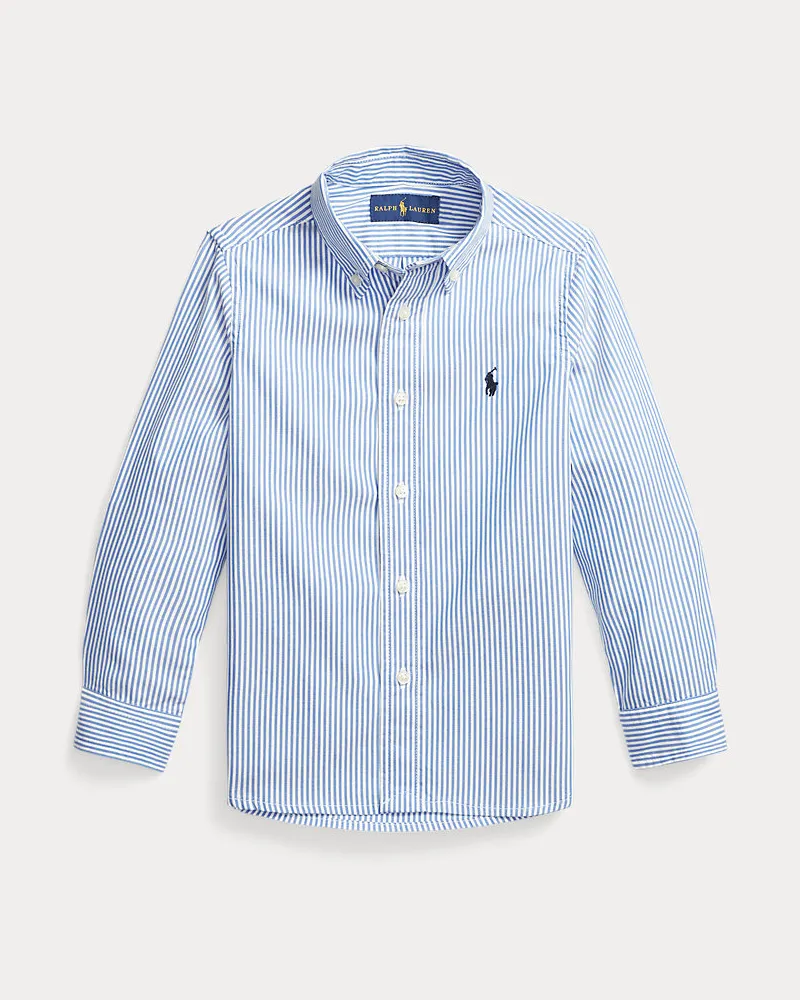 Ralph Lauren Slim-Fit Oxfordhemd mit Streifen Blue