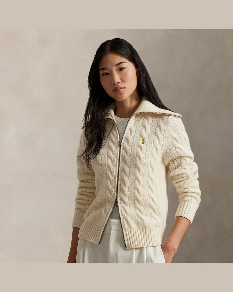 Ralph Lauren Wollstrickjacke Lunar New Year Cream