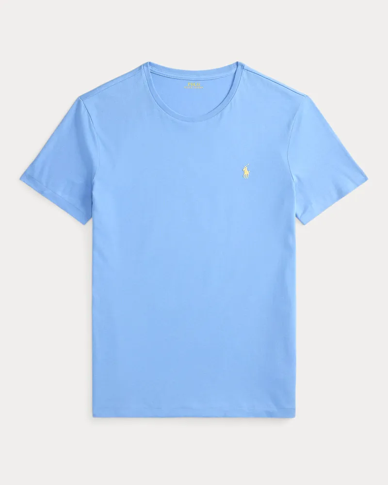 Ralph Lauren Custom-Slim-Fit Jersey-T-Shirt Blue