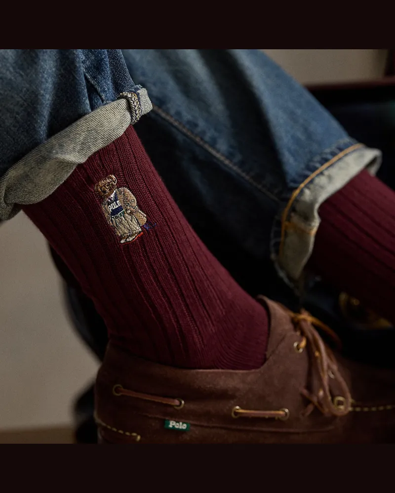 Ralph Lauren 3er-Pack Crew-Socken als Geschenkset Multi