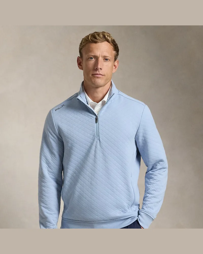 Ralph Lauren Gesteppter Classic-Fit Strickpullover Blue