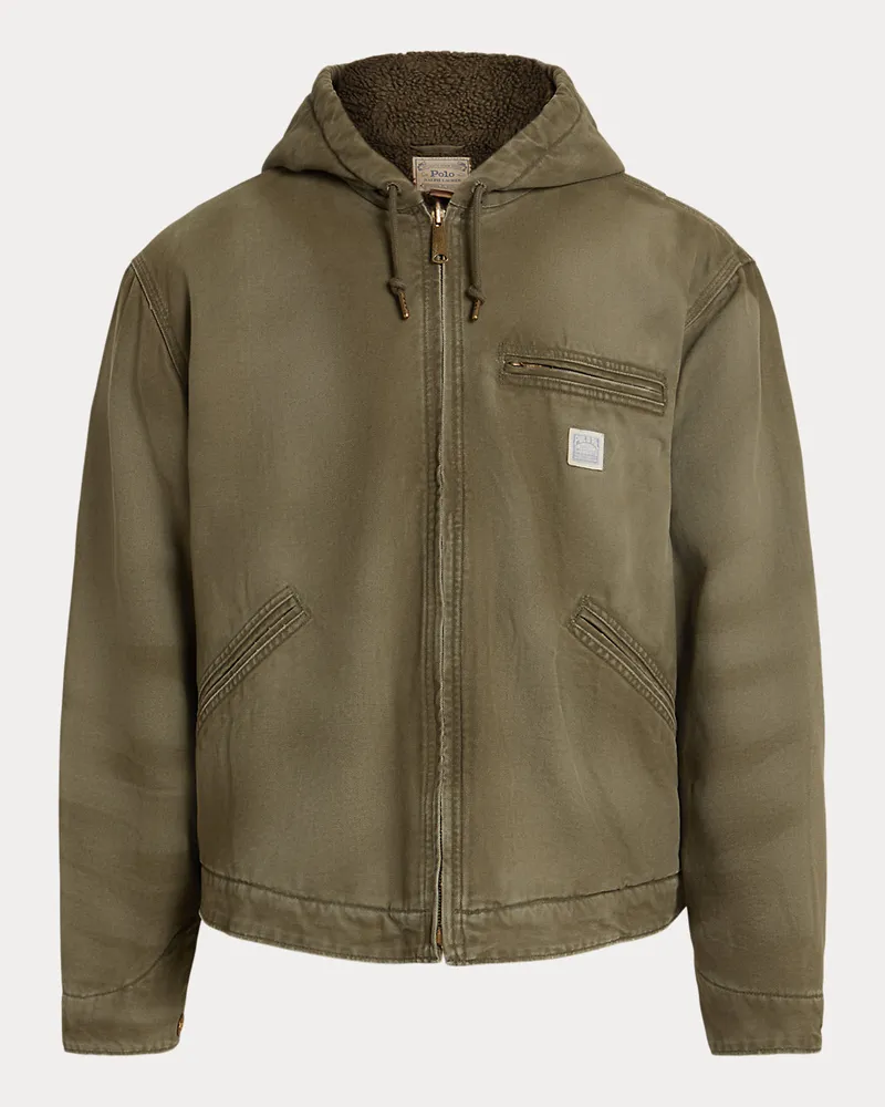 Ralph Lauren Kapuzenjacke aus Segeltuch Grey