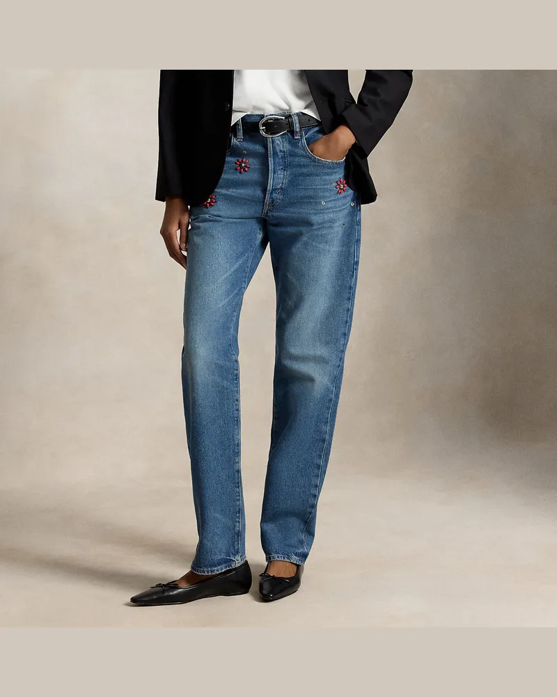 Ralph Lauren Relaxed-Straight-Fit Jeans Blue