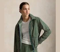 Ripstop-Regenjacke mit Blumenmuster