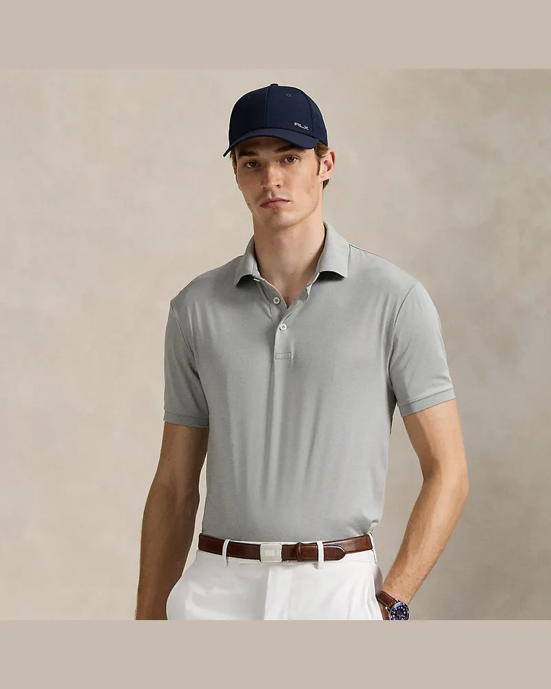 Ralph Lauren Tailored-Fit Performance-Poloshirt Grey