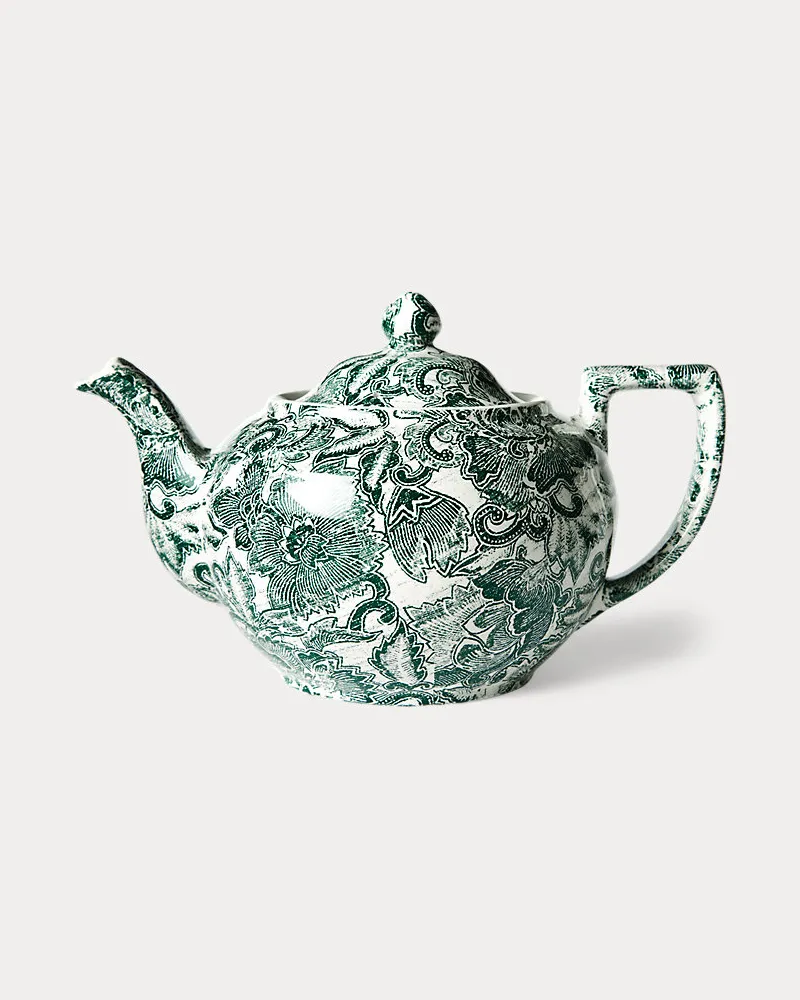 Ralph Lauren Home Teekanne Faded Peony Green