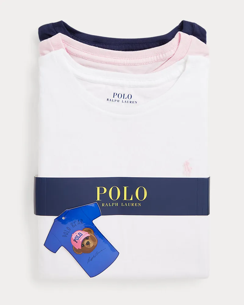 Ralph Lauren 3er-Pack Baumwoll-T-Shirts Multi