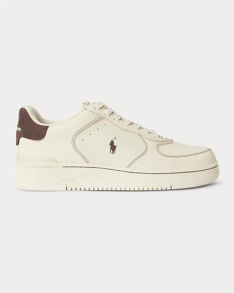 Ralph Lauren Leder-Sneaker Masters Court Cream