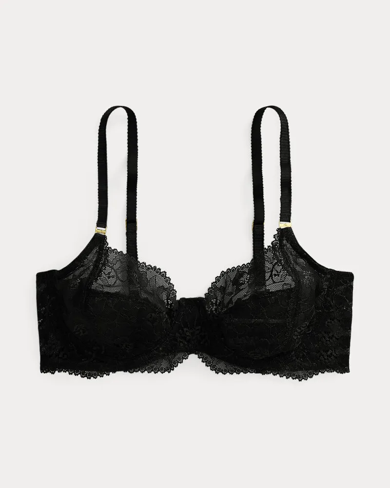 Ralph Lauren Spitzen-BH Black