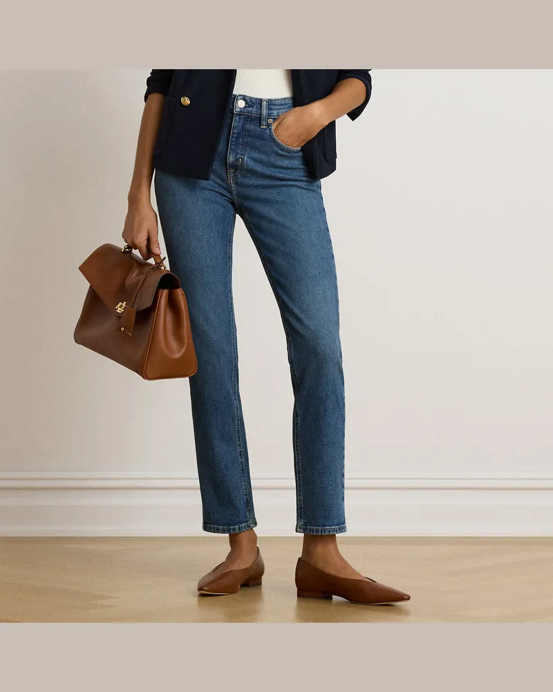 Ralph Lauren Slim-Straight-Fit Jeans Blue
