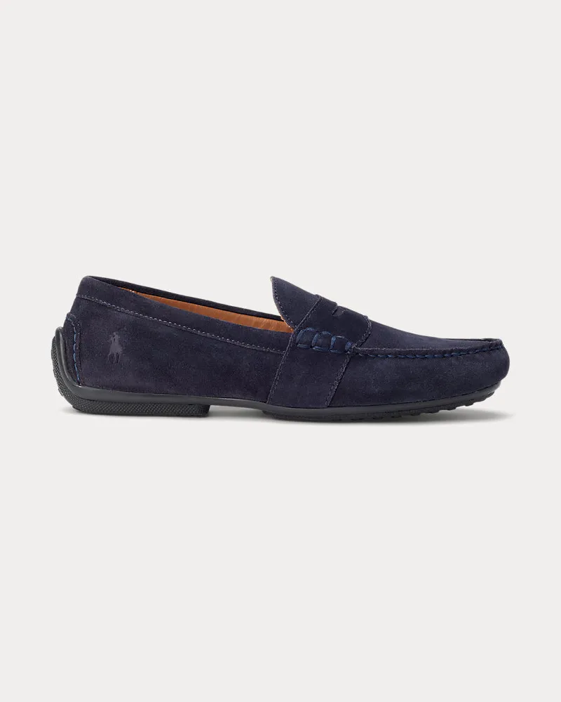 Ralph Lauren Wildleder-Mokassin Reynold Blue