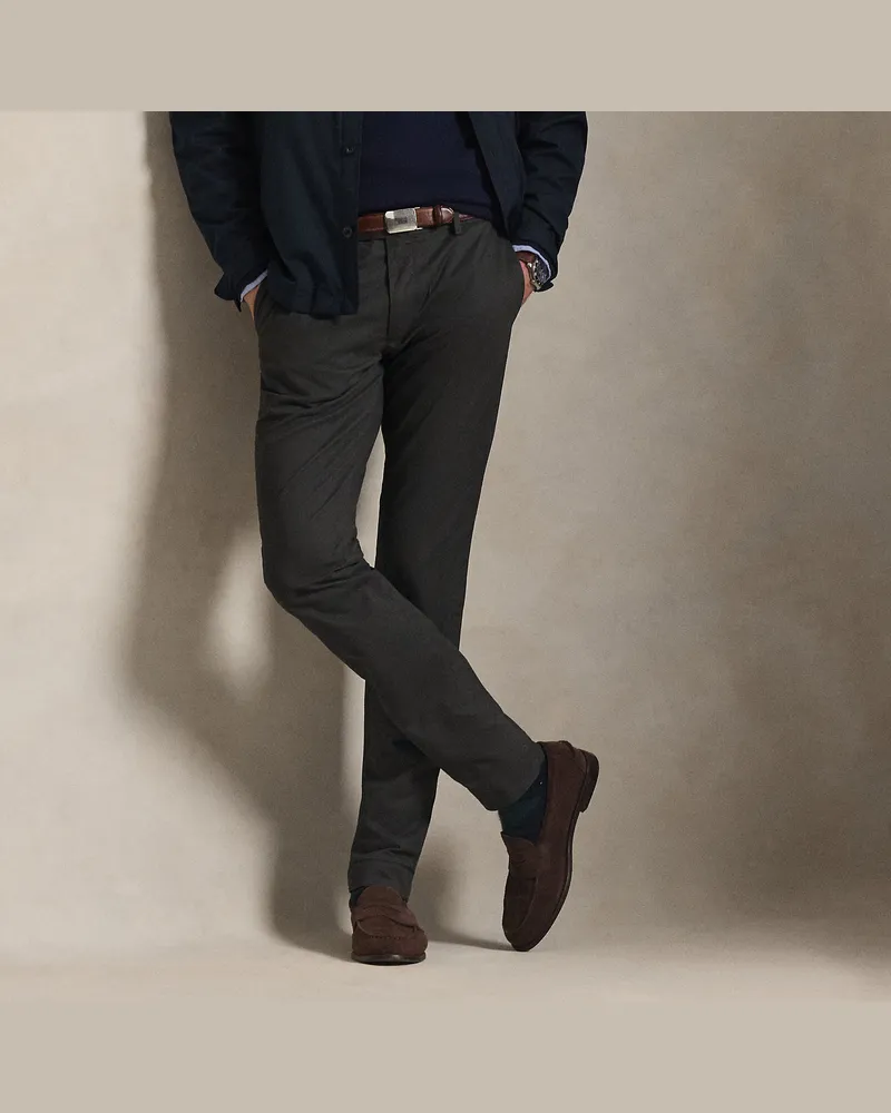 Ralph Lauren Chinohose Greenwich im Stretch-Slim-Fit Grey