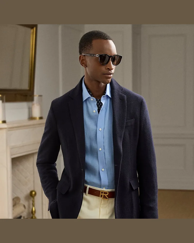 Ralph Lauren Handgeschneidertes Kaschmirsakko Hadley Blue
