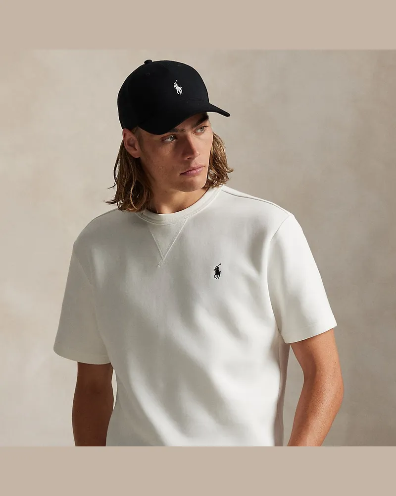 Ralph Lauren Doppellagiges kurzärmliges Sweatshirt White