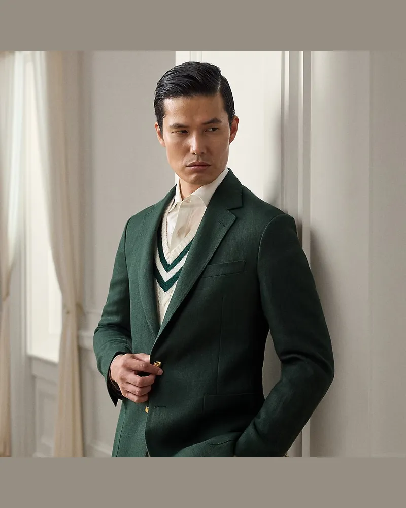 Ralph Lauren Handgeschneidertes Leinensakko Hadley Green