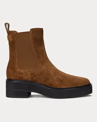 Ralph Lauren Stiefelette Adrianna aus Wildleder Brown