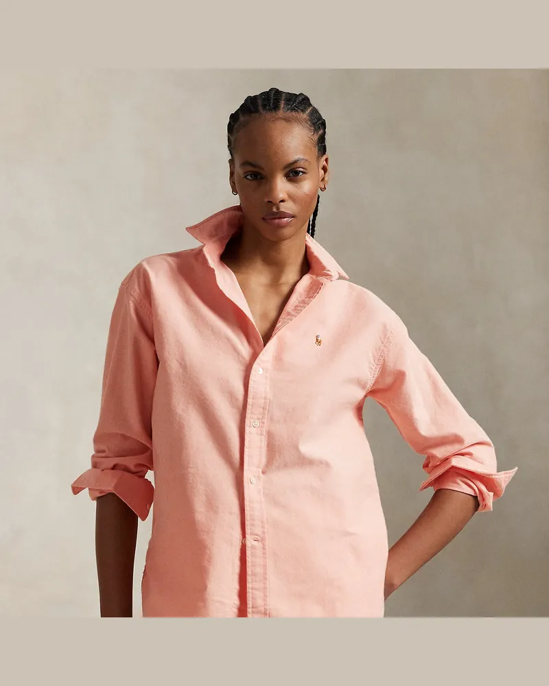 Ralph Lauren Relaxed-Fit Hemd aus Baumwolloxford Orange