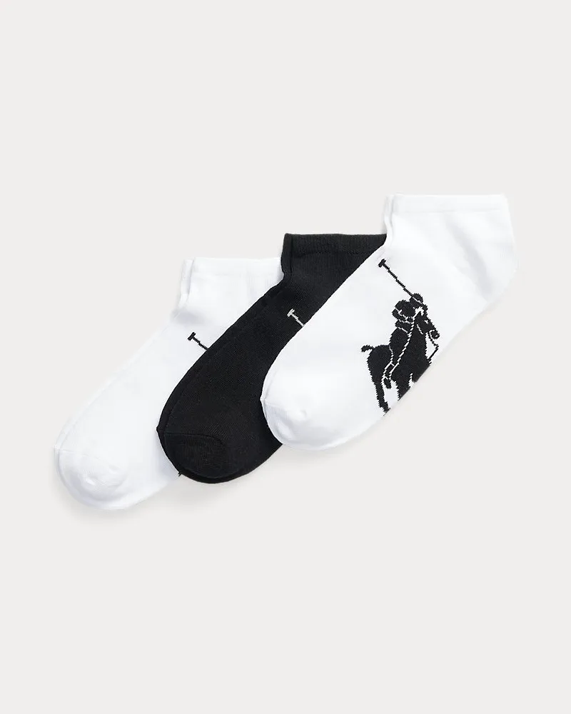 Ralph Lauren 3-er Pack Socken mit Big Pony White