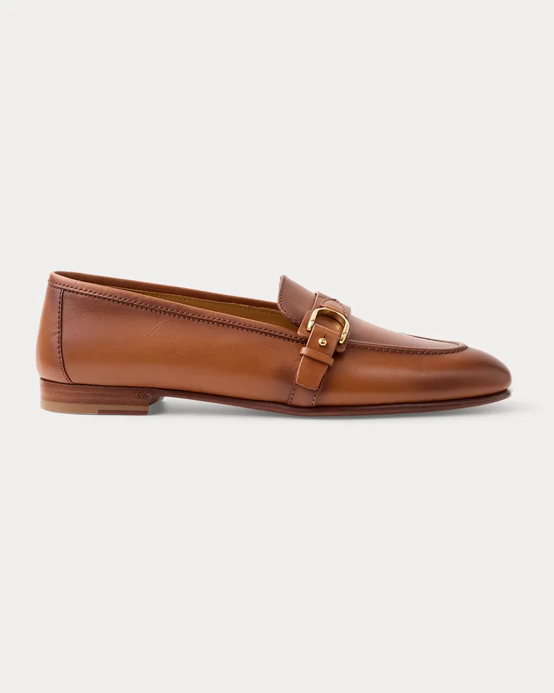 Ralph Lauren Polierter Loafer Audrey Welington Gold