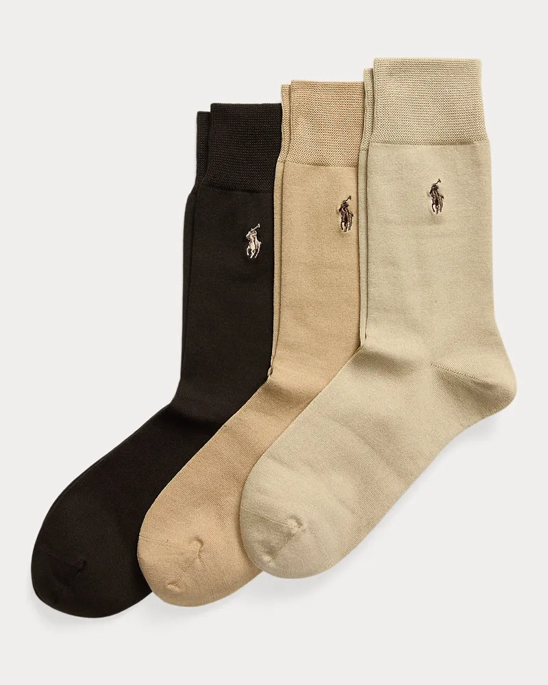 Ralph Lauren Anzugsocken im 3er-Pack Cream
