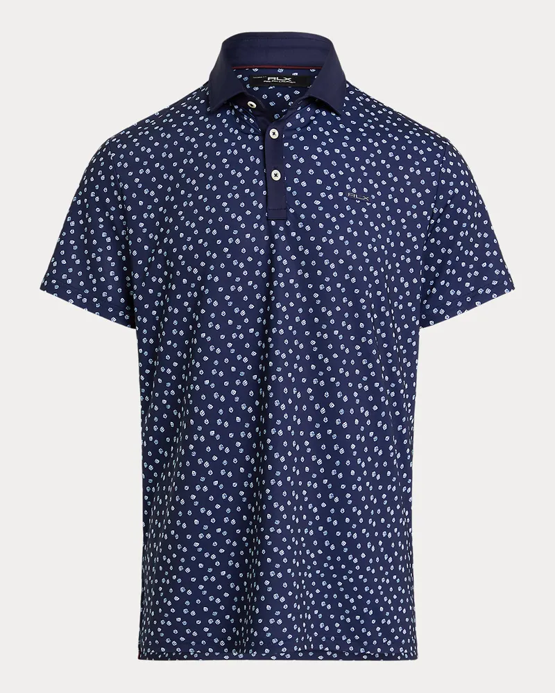 Ralph Lauren Tailored-Fit Performance-Poloshirt Blue