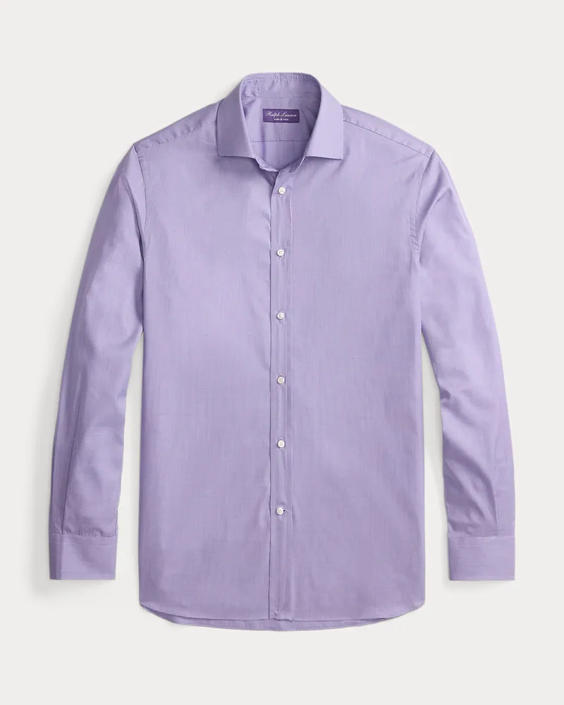 Ralph Lauren Twillhemd mit Hahnentrittmuster Purple