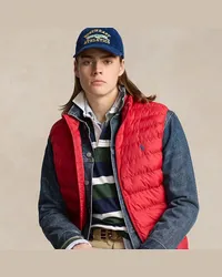 Ralph Lauren Die verstaubare Weste Colden Red