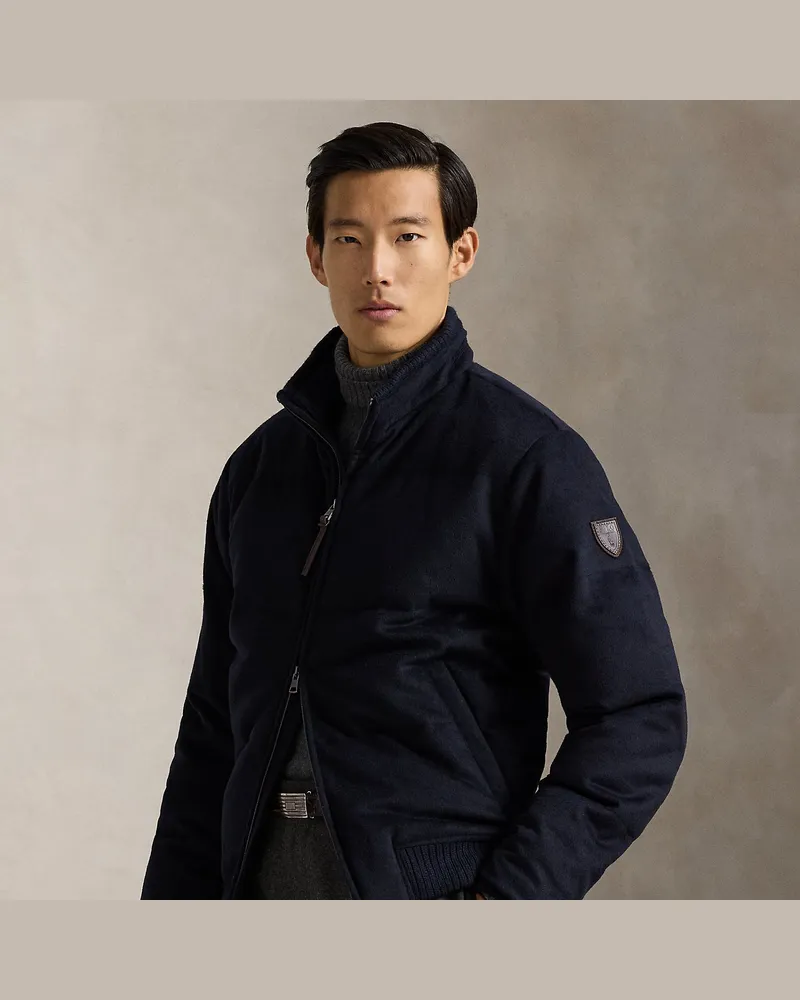 Ralph Lauren Melton-Bomberjacke Lewis Blue