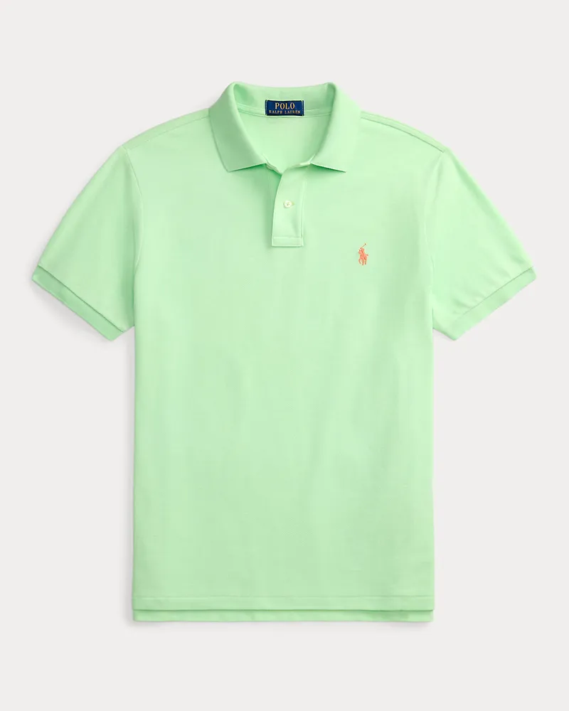 Ralph Lauren Slim-Fit Poloshirt aus Piqué Green