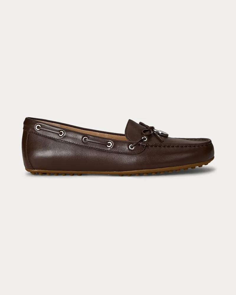 Ralph Lauren Loafer Wylie aus Nappaleder Brown