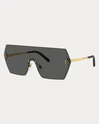 Ralph Lauren Sonnenbrille Harper mit Art-déco-Logo Grey