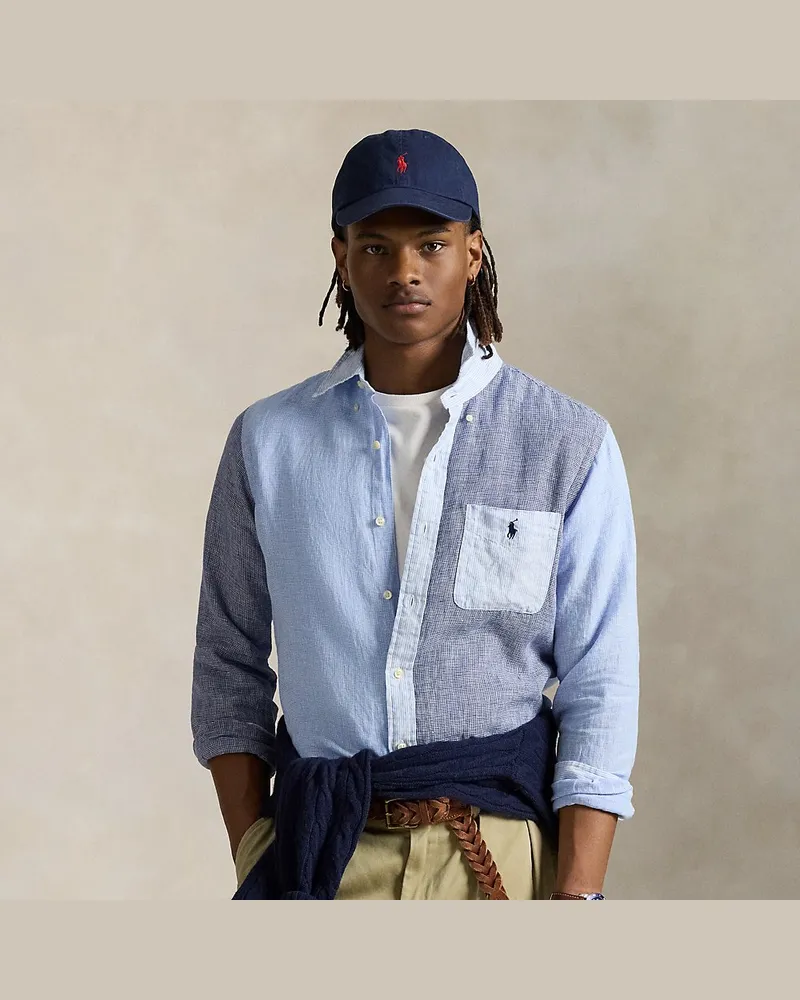 Ralph Lauren Classic-Fit Freizeithemd aus Leinen Blue