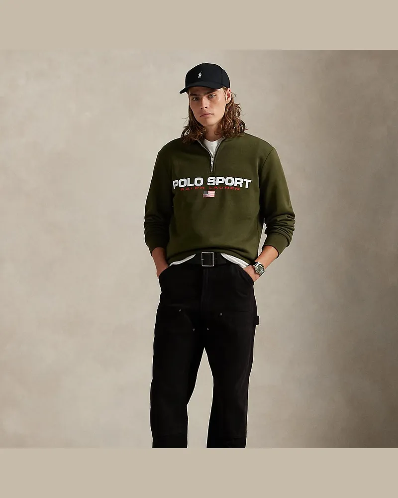 Ralph Lauren Sweatshirt Polo Sport aus Fleece Green