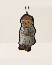 Ralph Lauren Home Ornament mit Toggle Coat Polo Bear Cream