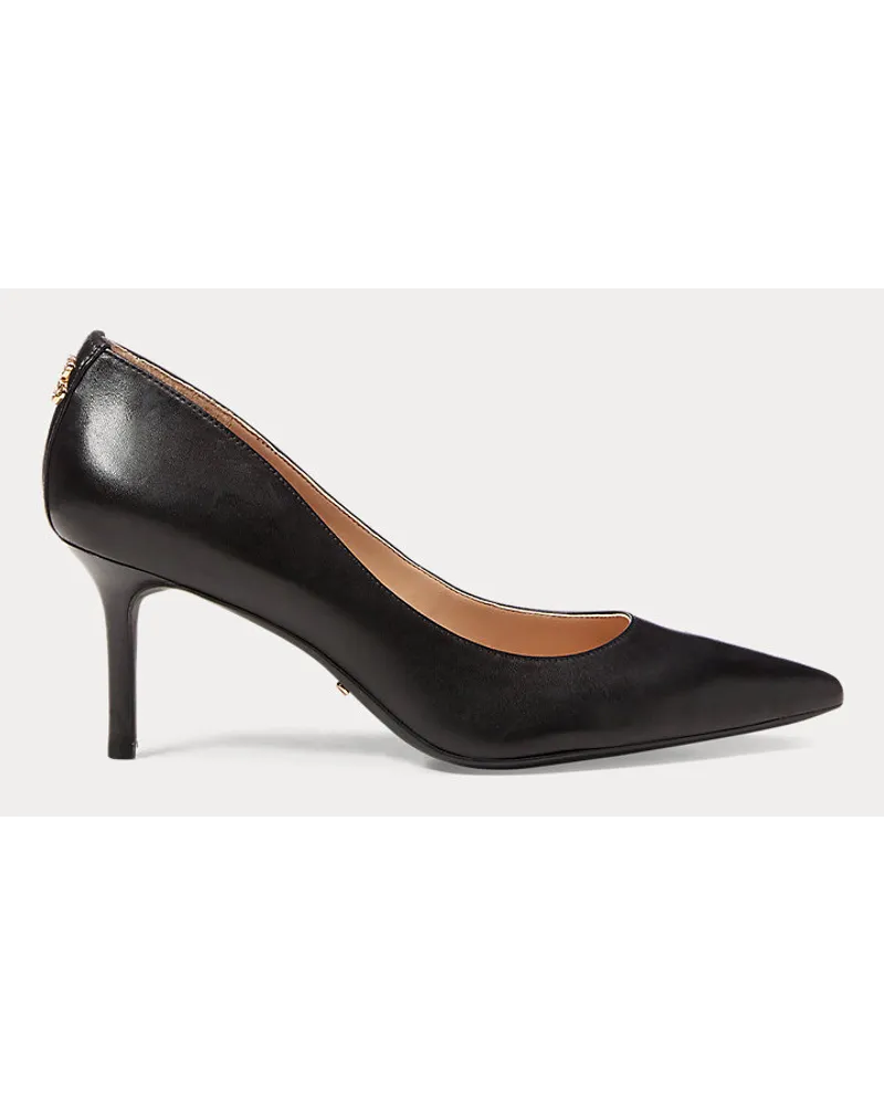 Ralph Lauren Lederpumps Lanette Black